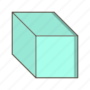 cube, shape, square