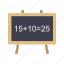 black board, calculation, mathematics 