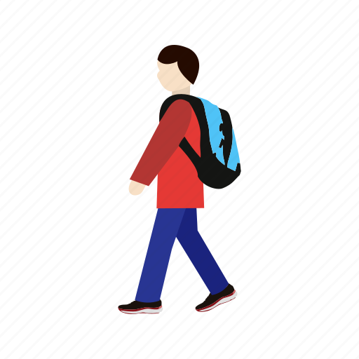 School, student, walking to school icon - Download on Iconfinder