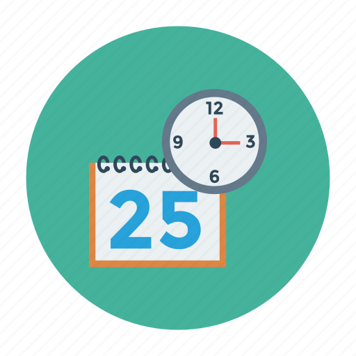 Calendar, clock, date, events, month, schedule, time icon - Download on Iconfinder