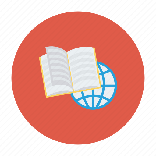Book, earth, education, glob, internet, online, world icon - Download on Iconfinder