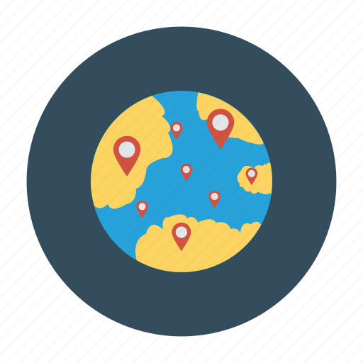 Earth, global, globe, location, online, presence, world icon - Download on Iconfinder