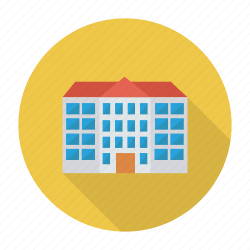 Bank, building, clinic, estate, hospital, institute, school icon - Download on Iconfinder