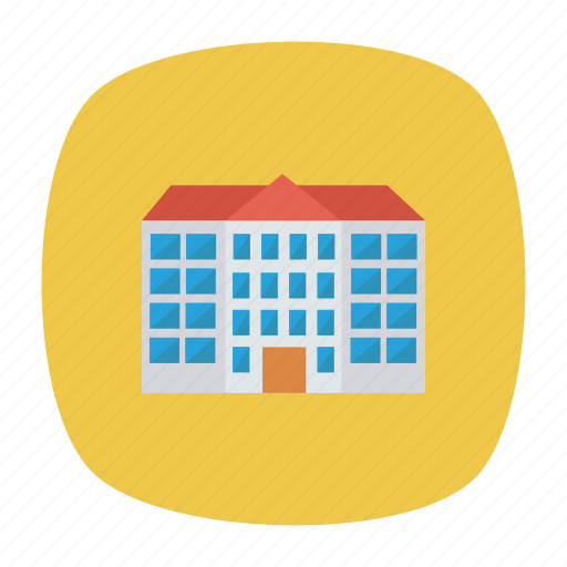 Bank, building, clinic, estate, hospital, institute, school icon - Download on Iconfinder
