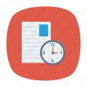 invoice, news, note, page, time, timeline, words
