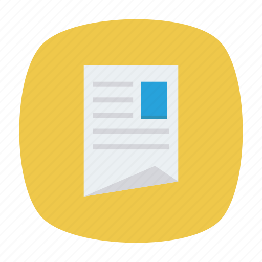 Document, file, office, page, paper, report, sheet icon - Download on Iconfinder