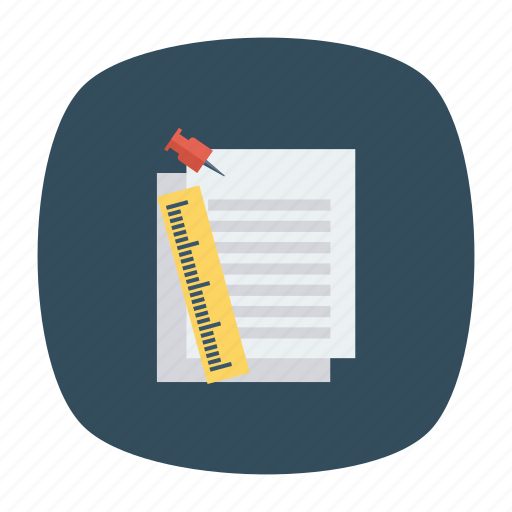 Doc, file, notepad, page, paper, roler, text icon - Download on Iconfinder