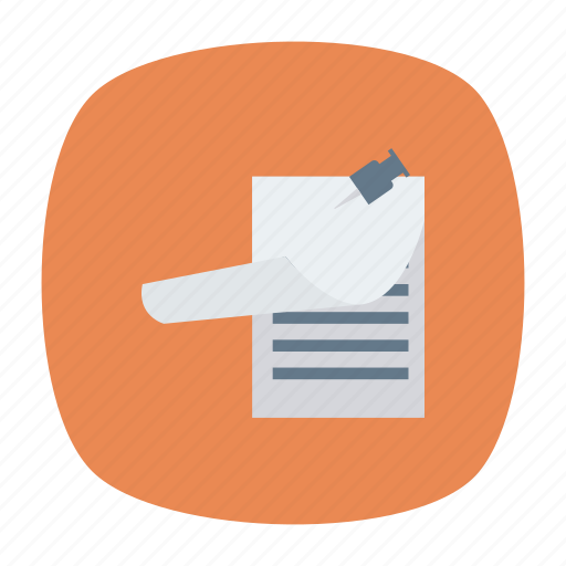 Interaction, notepad, page, paper, report, sheet, text icon - Download on Iconfinder