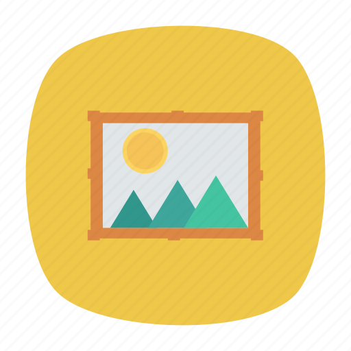 Canvas, gallery, image, painting, photo, pic, picture icon - Download on Iconfinder