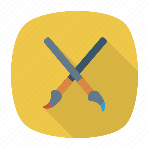Biology, brush, chemistry, color, paint, paintbrush, palette icon - Download on Iconfinder