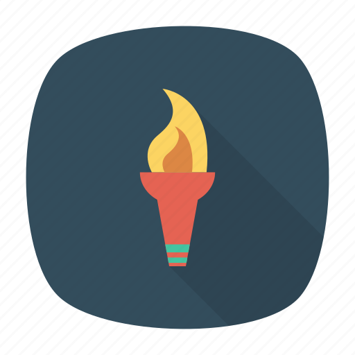 Camping, fire, hot, light, sports, tablelamp, torch icon - Download on Iconfinder