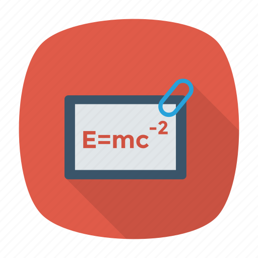 Board, emc, emc2, formula, physics, science icon - Download on Iconfinder