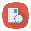 invoice, news, note, page, time, timeline, words