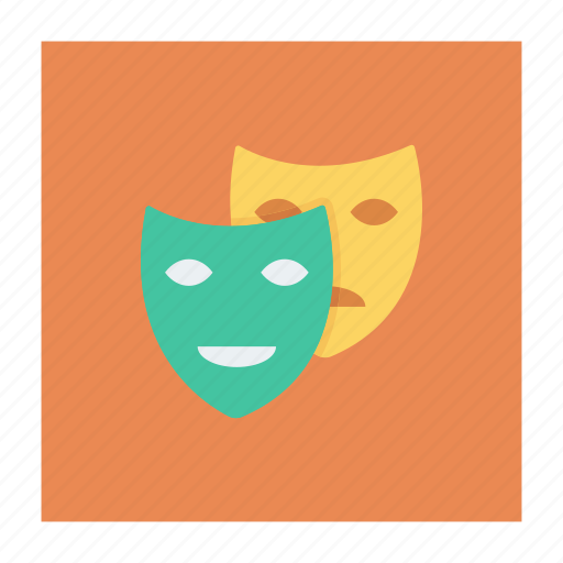 Cinema, drama, mask, masks, sad, theater icon - Download on Iconfinder