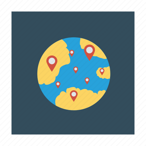Earth, global, globe, location, online, presence, world icon - Download on Iconfinder
