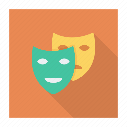 Cinema, drama, mask, masks, sad, theater icon - Download on Iconfinder