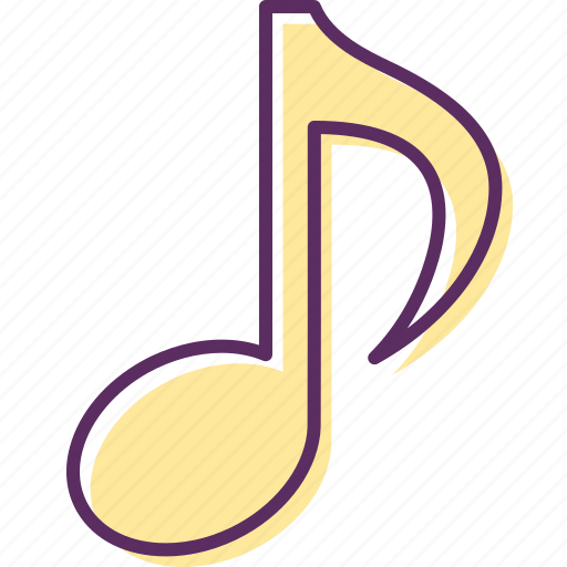 Eighth note, harmony, melody, music, notes, quaver, song icon - Download on Iconfinder
