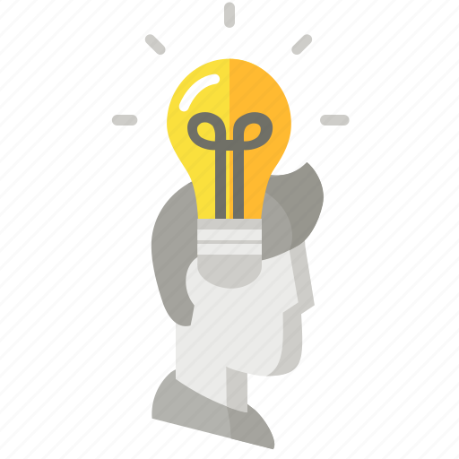 Creativity, idea, lightbulb, person icon - Download on Iconfinder