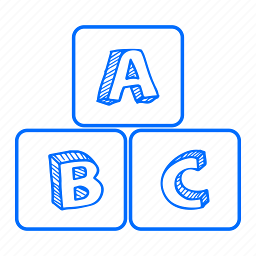 Education, learning, alphabet, block icon - Download on Iconfinder