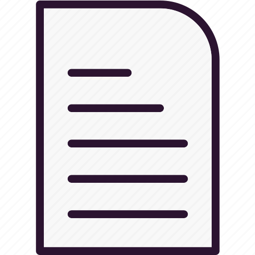 Document, note, report icon - Download on Iconfinder
