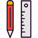 education, pencil, ruler