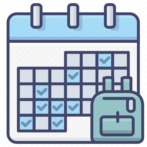 Calendar, date, days, school icon - Download on Iconfinder