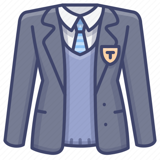 Clothing, school, suit, uniform icon - Download on Iconfinder
