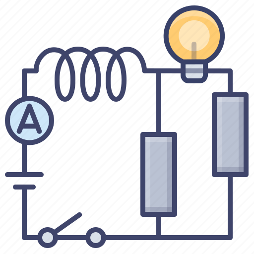 Circuit, education, electric, physics icon - Download on Iconfinder