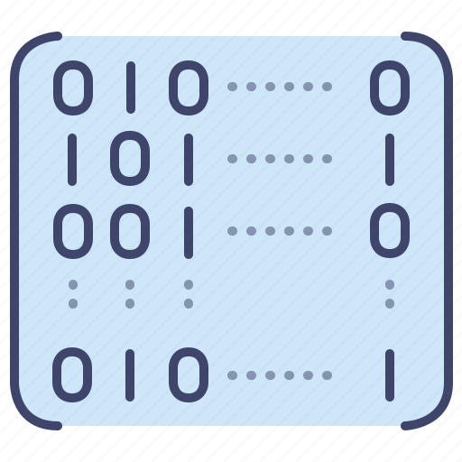 Binary, education, math, matrix icon - Download on Iconfinder