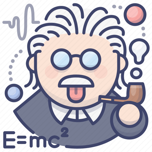 Physics, albert, einstein, professor icon - Download on Iconfinder
