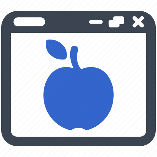 Education, planning, online, fruit, online study icon - Download on Iconfinder
