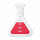 conical, flask, laboratory, science