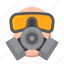 gas, mask, safety, face 