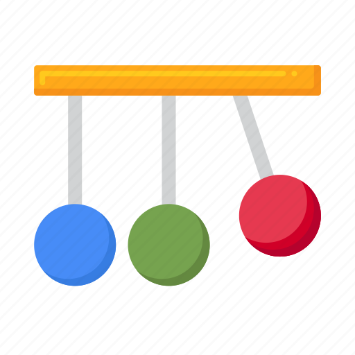 Newtons, cradle, ball, momentum icon - Download on Iconfinder