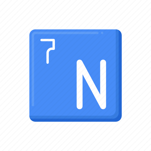 Nitrogen, n, periodic, table icon - Download on Iconfinder