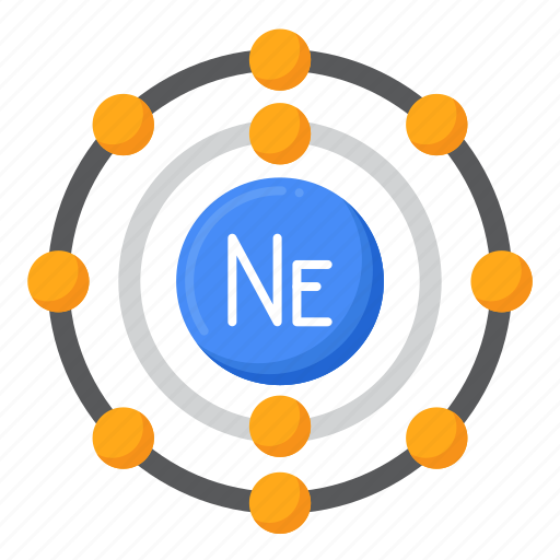 Noble, gas, electron, science icon - Download on Iconfinder
