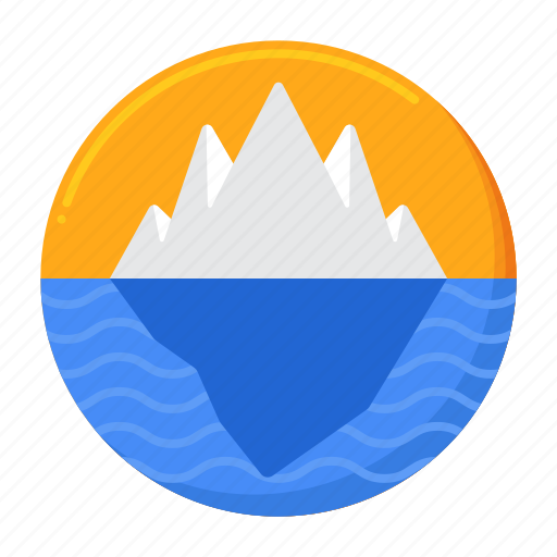 Iceberg, nature, cold, winter icon - Download on Iconfinder