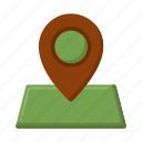 region, map, pin, navigation