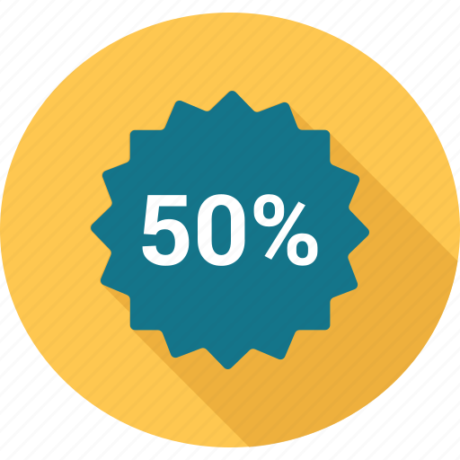 Discount, fifty, offer, sale icon - Download on Iconfinder