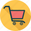 bag, cart, shop, shopping cart 
