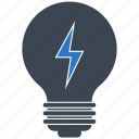bulb, charge, idea, lamp