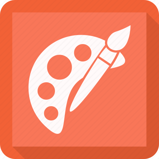 Brush, color plate, paint icon - Download on Iconfinder