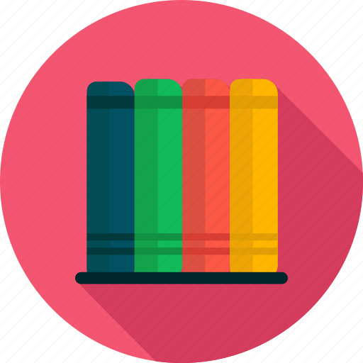 Book, bookshelf, education, knowledge, study icon - Download on Iconfinder