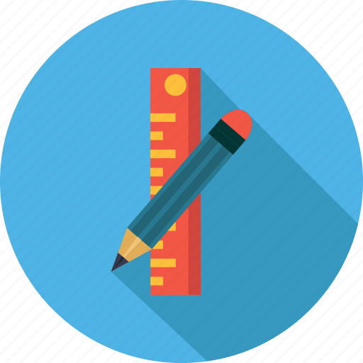 And, pencil, ruler, ruler and pencil, s icon - Download on Iconfinder