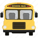 bus, school bus, transportation, travel