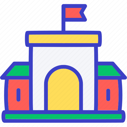 Collage, building, school, high school icon - Download on Iconfinder