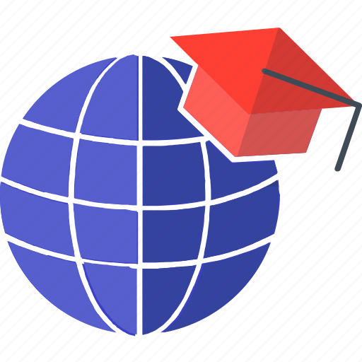 Scholarship, abroad, education, graduate cap icon - Download on Iconfinder