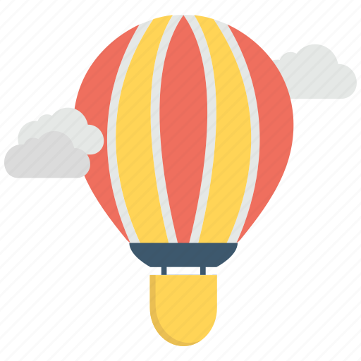 Air balloon, balloon, cloud, fly, travel icon - Download on Iconfinder