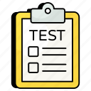 test, clipboard, testing, checklist, examination