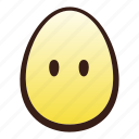 easter, egg, emoji, face, head, mouth, without